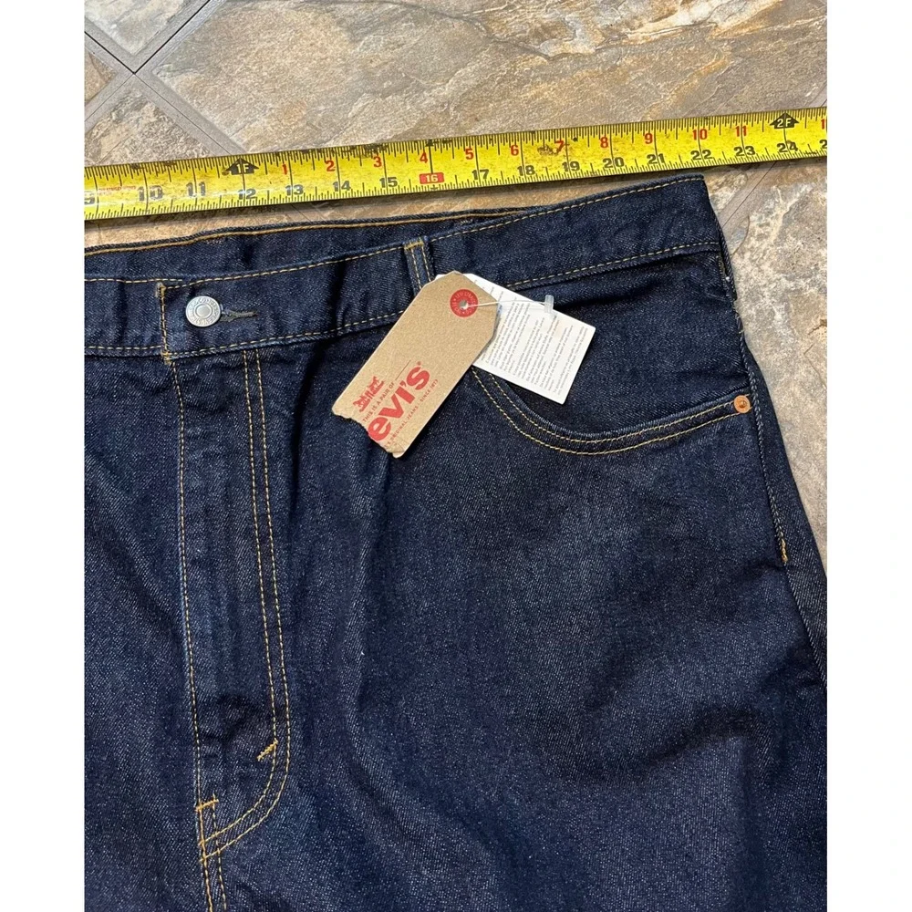 Levi's 517 Bootcut Jeans Mens 44x32 Indigo Blue NWT Western Denim 00517-0216